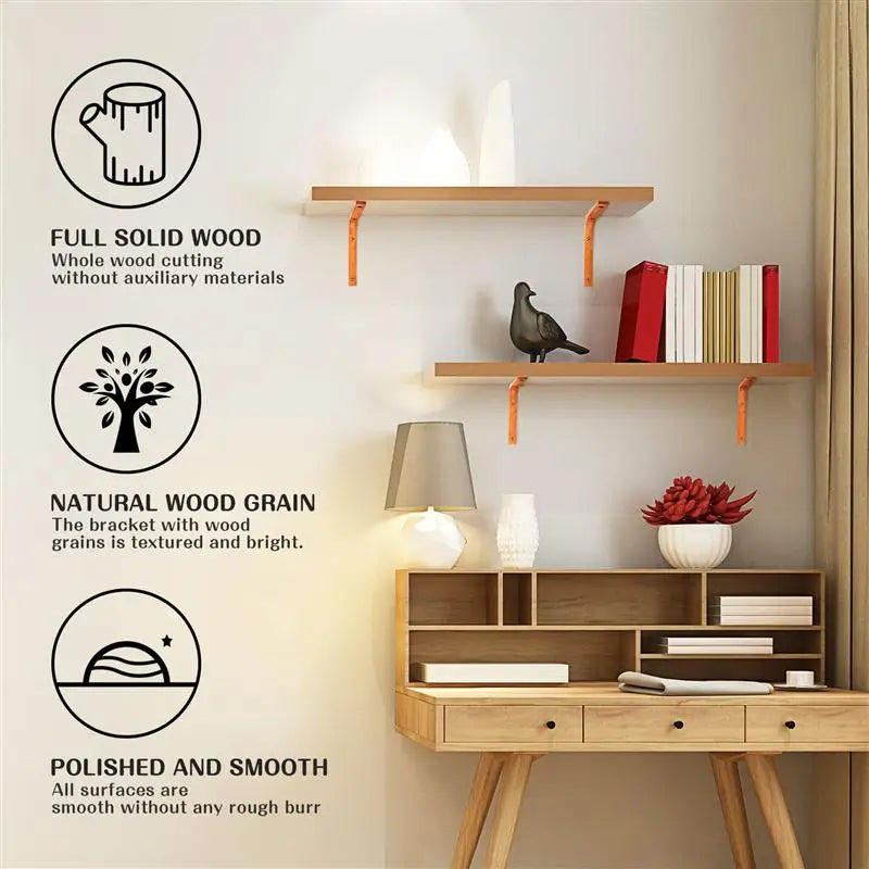 Equerre Etagere Bois